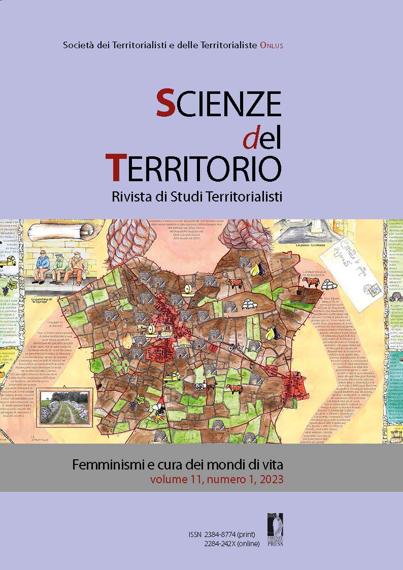 Cover image: Acquarica di Lecce's community map, detail. Source: Sistema Ecomuseale Pugliese, 2010.